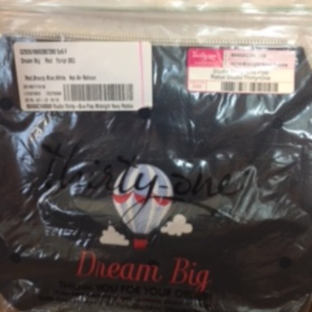 New Thirty-One Studio Flap Midnight Navy Blue
